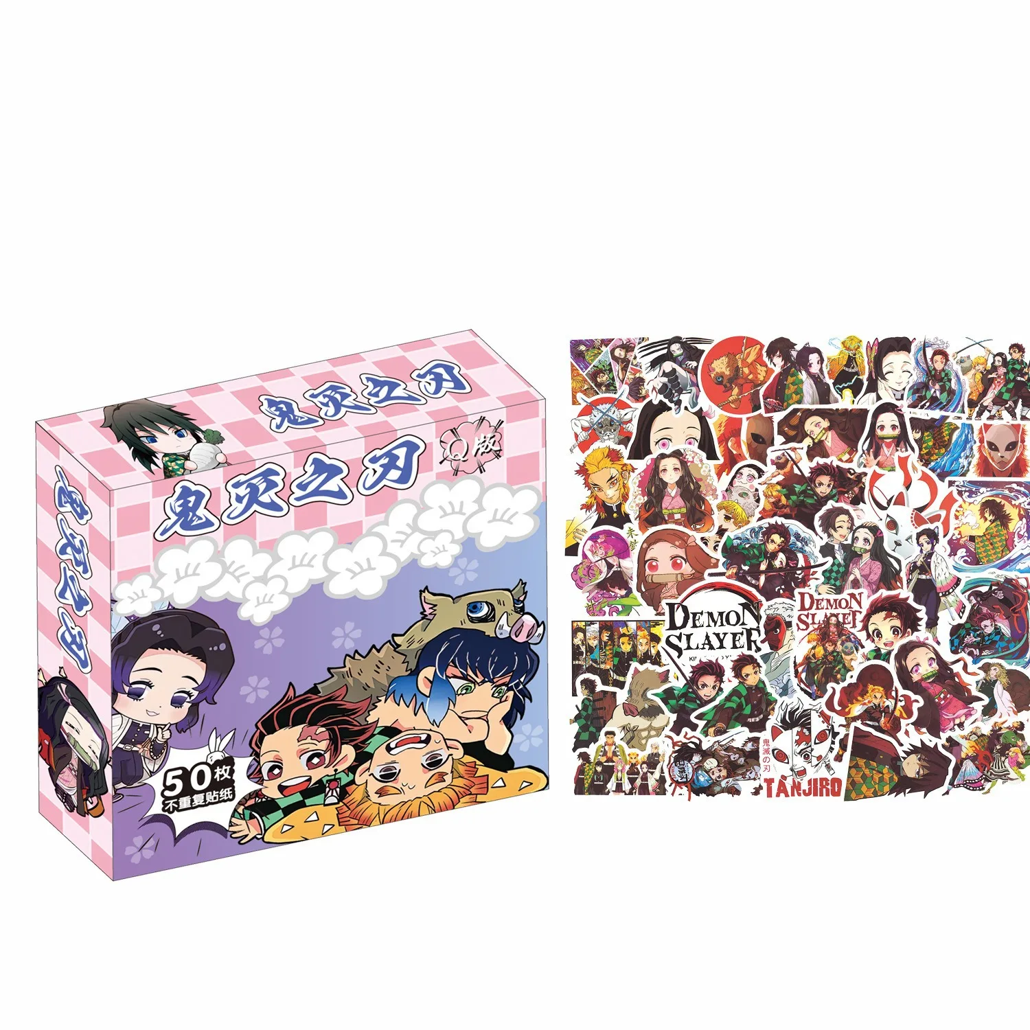 60Pieces New Anime Stickers for Kid Toy DIY Laptop Skateboard Car Cute  Decoration Sticker