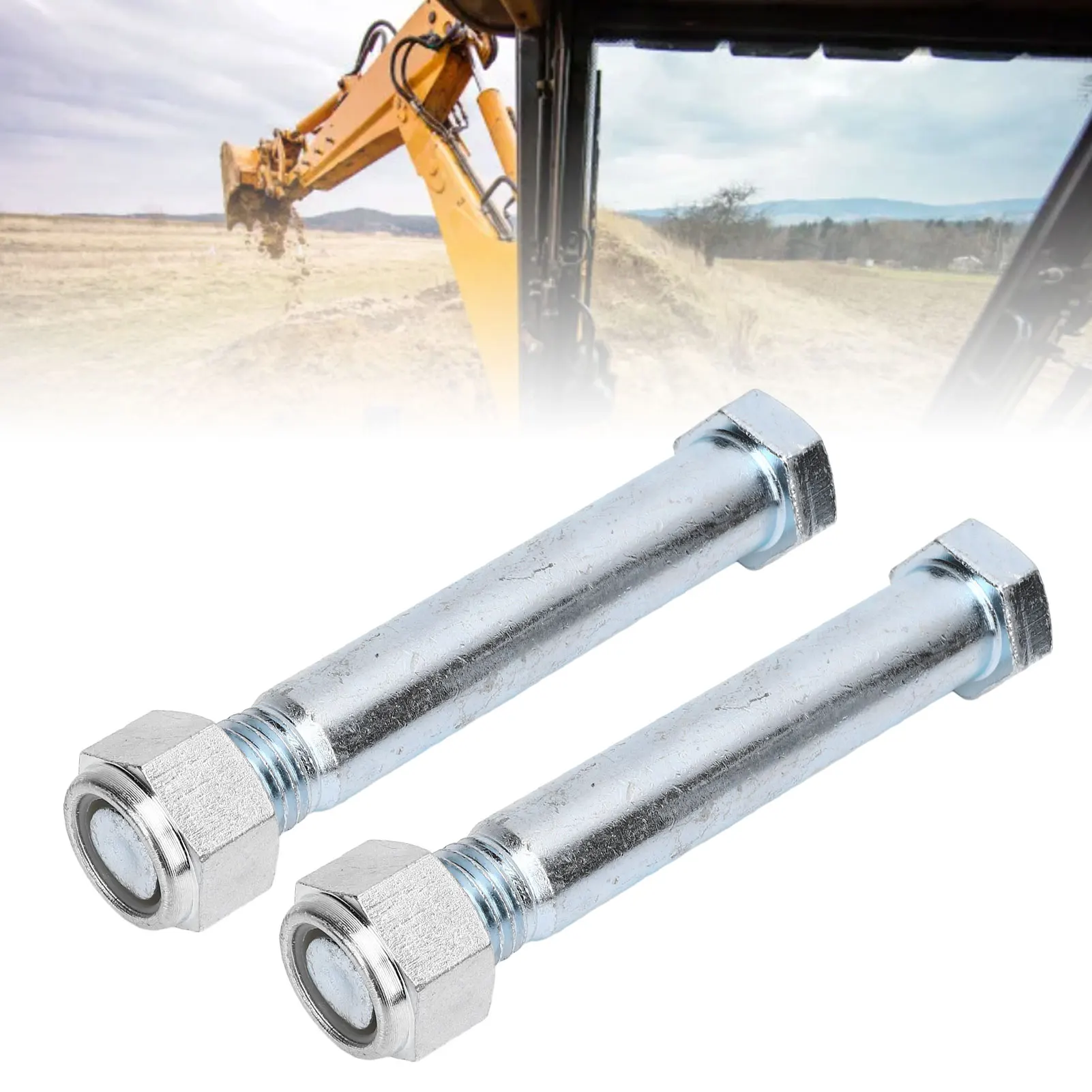 

2Pcs Excavator Pin 25mm Manganese Steel Wear Resist Excavator Link Pin Backhoe Accessories 25mm Excavator Link Pin