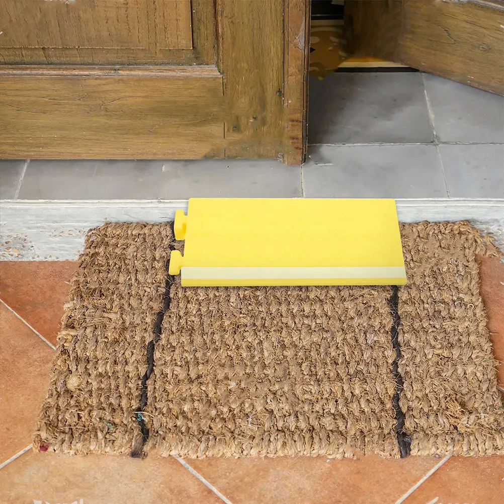 

Indoor Threshold Ramp for Doorway Steps Rubber Riser Pad Smooth Access for Robot Vacuum Anti-Slip Home Office Floor Transition