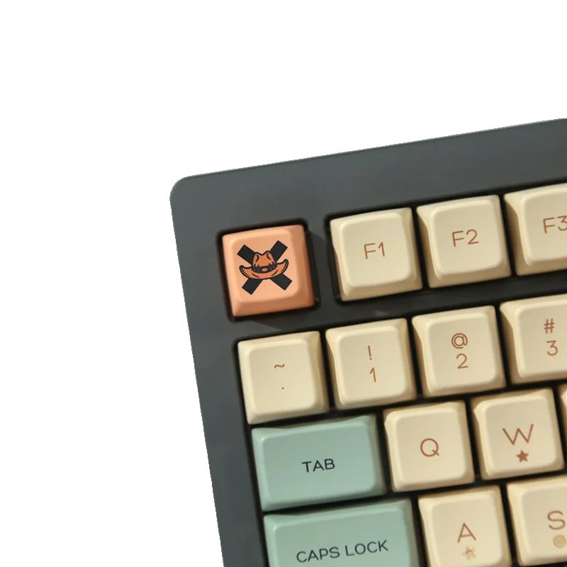 Westside Cowboy Theme Keycap Set 136key PBT Custom Personalized Keyboard Cap Profile SDA Gaming KeyCap do klawiatury mechanicznej