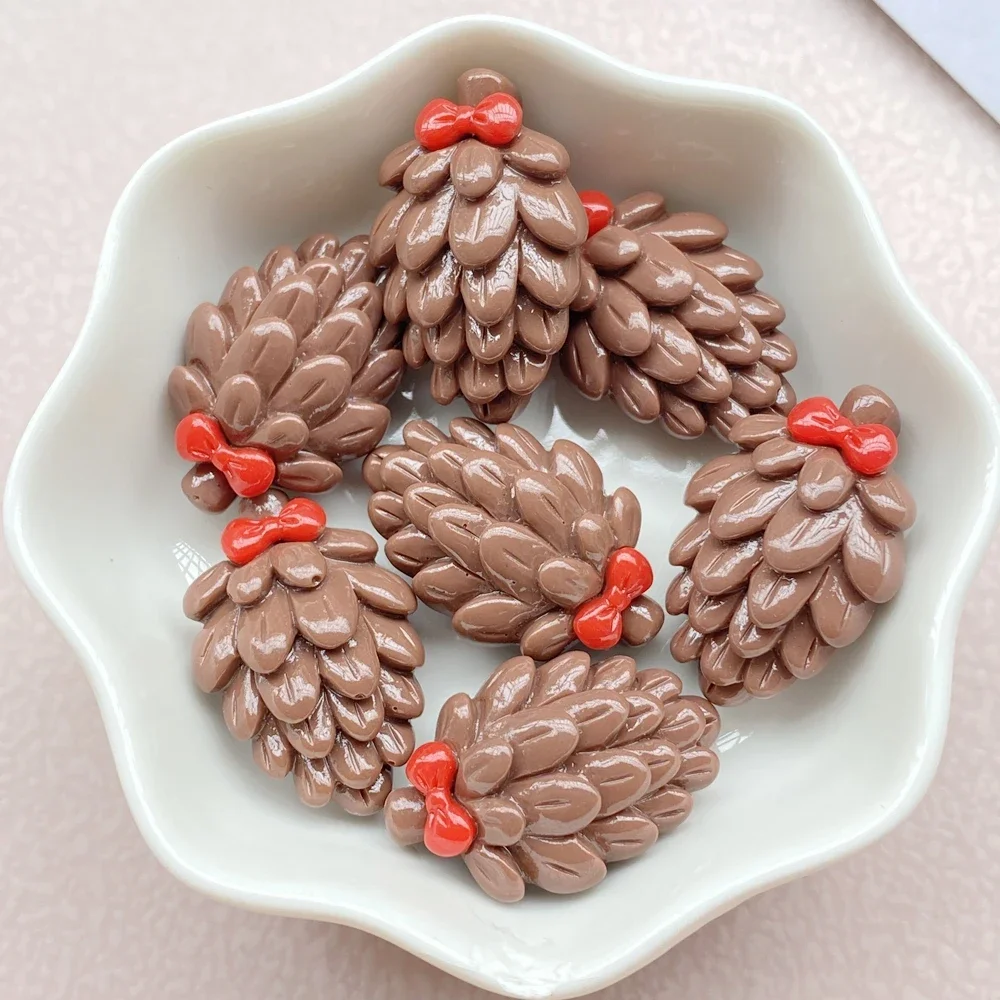 مزيج من الراتنج الملون سلسلة كرتون عيد الميلاد ، ظهر مسطح ، حجر ، تصنعه بنفسك ، ديكور قوس الزفاف ، سجل القصاصات ، إكسسوارات الهالوين ، الحرف اليدوية ، 10