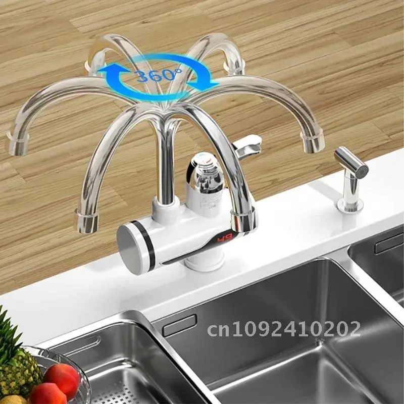 3000W Tankless Water Heater Faucet Shower Instant Water-Heater Electric Bathroom Kitchen Hot For Water Heating Tap Instant