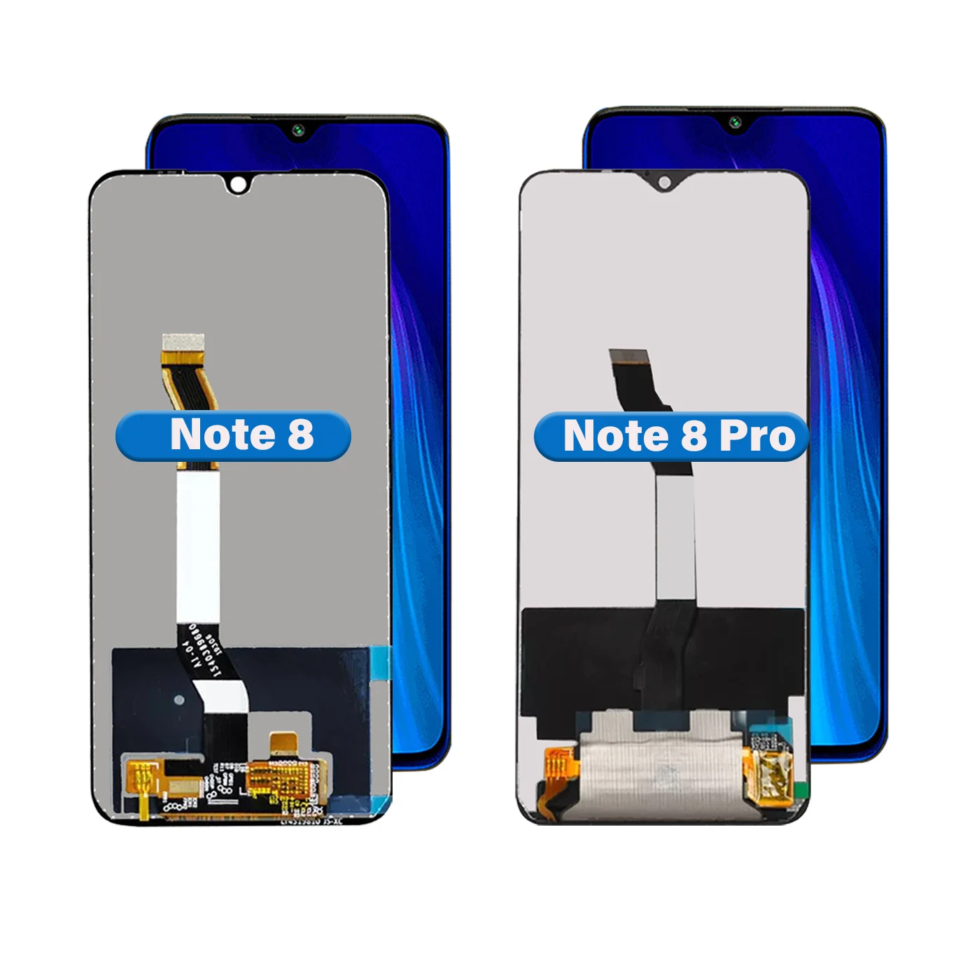 100% Tested For Redmi Note 8 M1908C3JH LCD For Redmi Note 8 Pro Display M1906G7I Screen Touch Digitizer Assembly