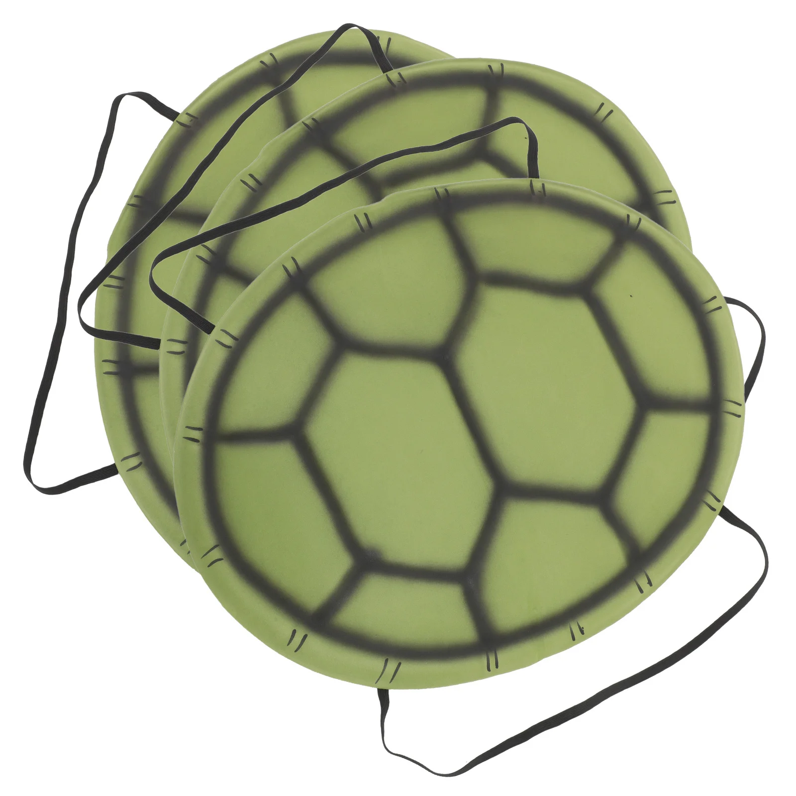 

3 шт., костюм в виде панциря черепахи для косплея, костюм для вечеринки на Хэллоуин, легкий прочный материал Евы, удобная резинка