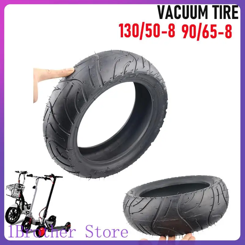 

90/65-8 130/50-8Tubeless Tyres Electric Scooter vacuum Tires Front Rear Tires for motorcycle Model (Scooter Spare Parts)