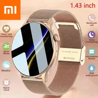 Xiaomi New Smartwatch 1.43 Inch Full Screen Bluetooth Call Heart Rate Sleep Monitor Sports Models Smart Watch For Men Women