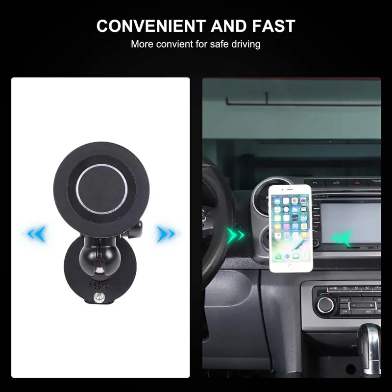 For 2011‑2015 Volkswagen Amarok Car Below Center Console Air Vent Mobile Phone Holder GPS Navigation Bracket Car Accessories