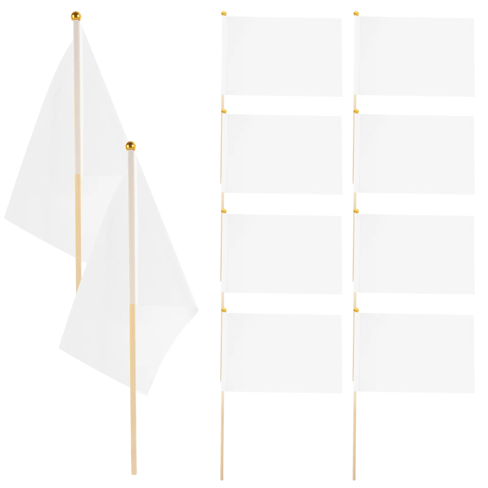 ธงผู้ตัดสิน 50 ชิ้น ธงขนาดเล็กแบบมือถือ ทำจากโพลีเอสเตอร์ ทนทานต่อการใช้งาน สำหรับการแข่งขันกีฬา ส่งสัญญาณ งานปาร์ตี้ ตกแต่ง งานผู้ตัดสิน