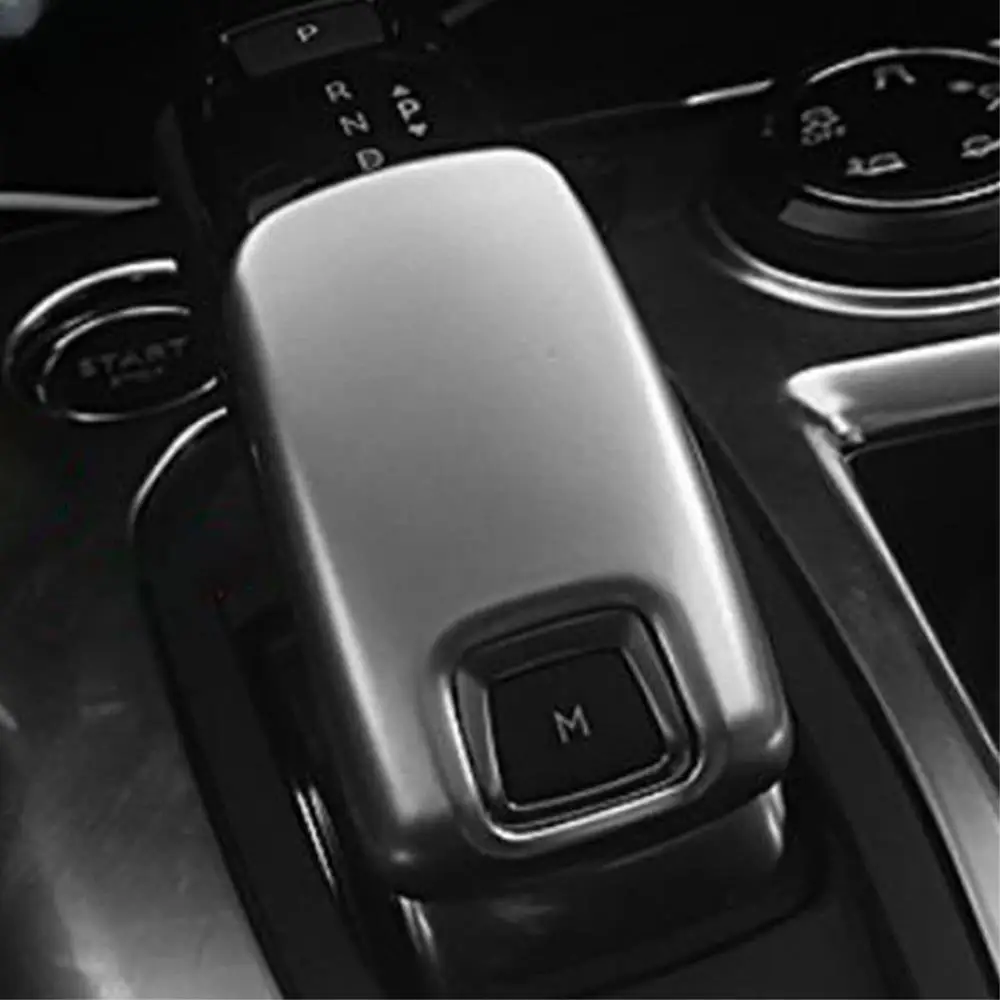 Car Upgrade For Peugeot 508 Allure SW GT 2018 2019 Gear Shifter Knob Handle Cover Trim ABS Matte/Carbon Fiber Interior Styling