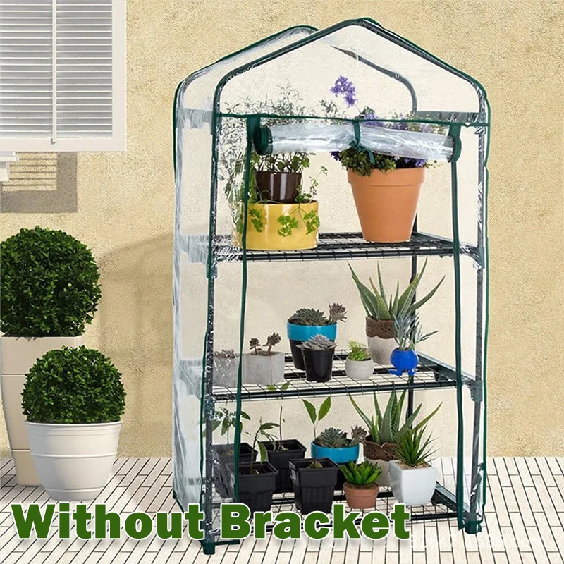 Transparente PVC-Pflanzen-Gewächshausabdeckung Sonnenschutz Regenschutz Kälteschutz für Blumen- und Gemüsezuchtzelt Innen und Außen