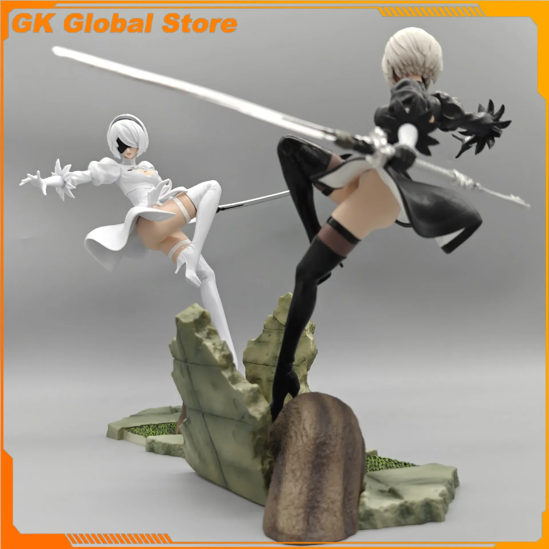 

24 см новая игровая фигурка NieR: Automata, периферийная модель из ПВХ, милая статуя, детские украшения для рабочего стола, детские подарки на день рождения, игрушки