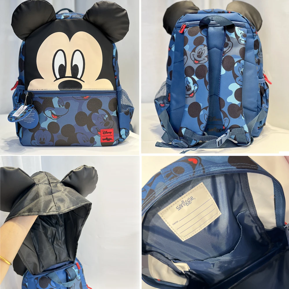 MINISO Disney Cartoon Backpack For Girls Smiggle Children\'s Schoolbag  Large-capacity Hot-selling Schoolbag Kids Gift Lunch Bag