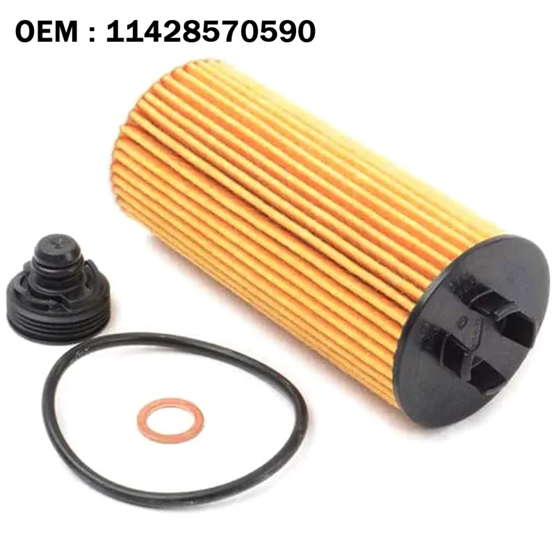 

ABHY-10Pcs 11428570590 Oil Filter 15Mm Filter For BMW Mini Coope X1 F45 F46 F48 F54 F55 F56 Replacement Spare Parts