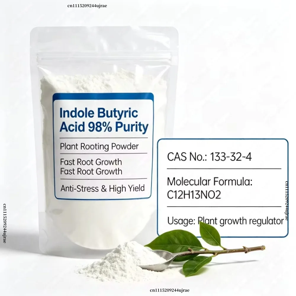 Potassium Indole Butyrate Powder, 98% Purity Water Soluble Garden Fertilizer Raw Material for Cuttings and Transplanting