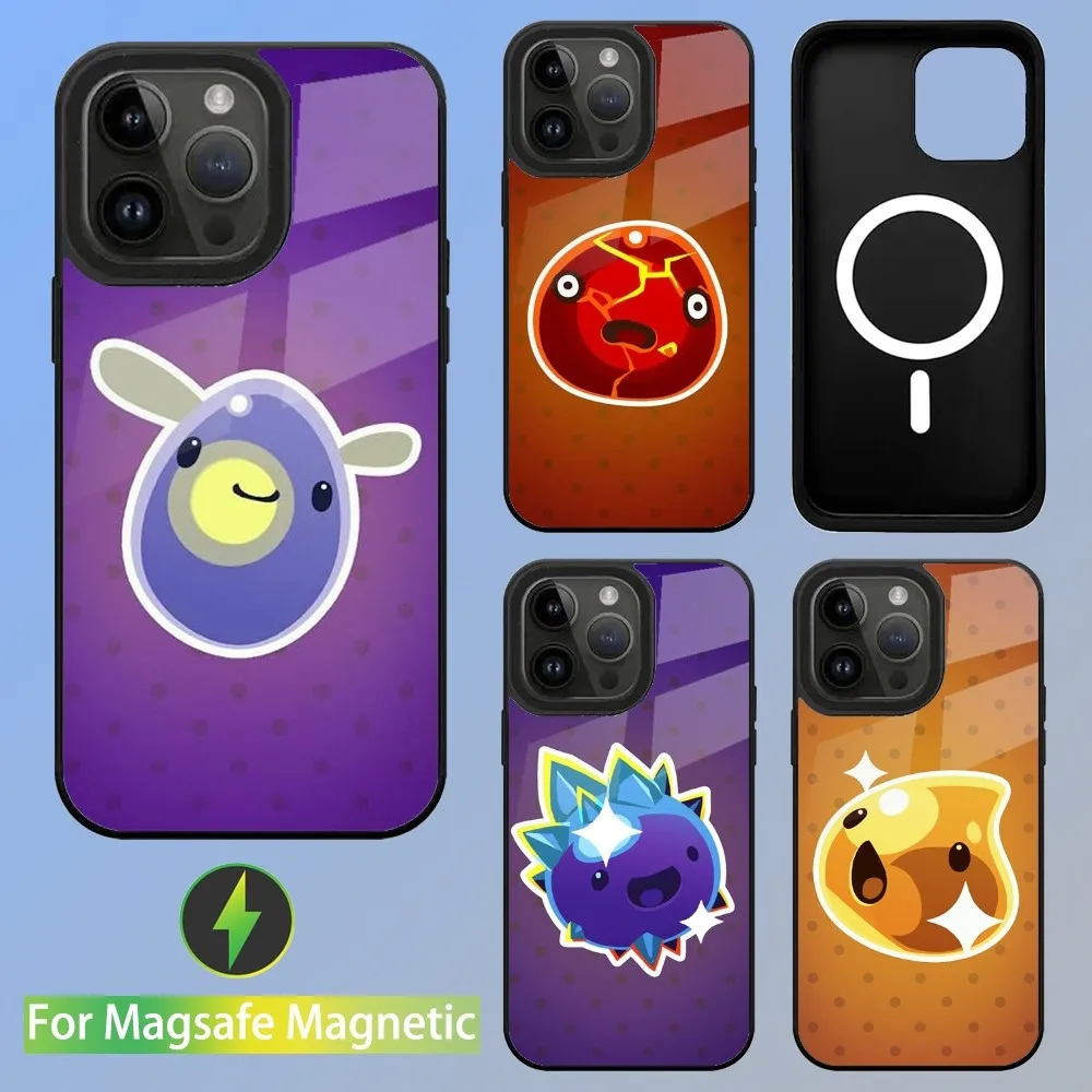 

Game S-Slime Rancher Phone Case For iPhone 15,14,13,12,11,Plus,Pro,Max Mini Magsafe Magnetic Wireless Charging