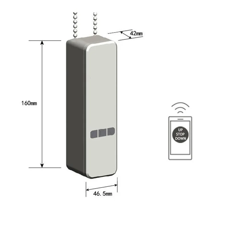 LEDEAST MC08 Tuya Smart Home Wifi Shade Shutter Drive Curtain Smart Blinds Chain Motor Controller