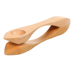 Wooden Musical Spoon Folk Percussion Instrument Natural Wood Folk Sound Traditional Percussion Spoons Gift for Adults Children