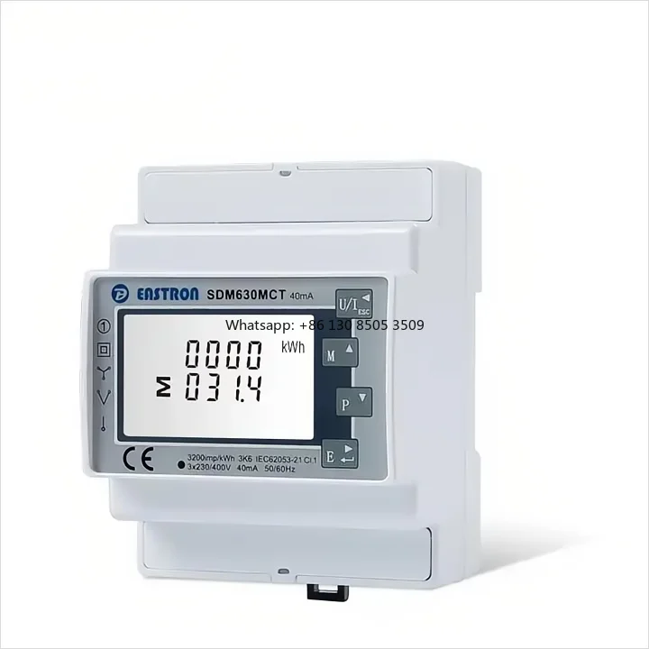Growatt  Smart Meter 3 Phase SDM630MCT-40mA  SDM630Modbus V2 Electric Meter Wireless Electricity Energy Meter