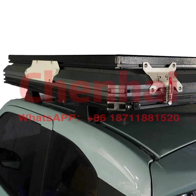 Aluminium Alloy Rollover Roof Top Tent Waterproof Pickup truck SUV MPV Off road travelCar Rooftop Tent For Outdoor Camping