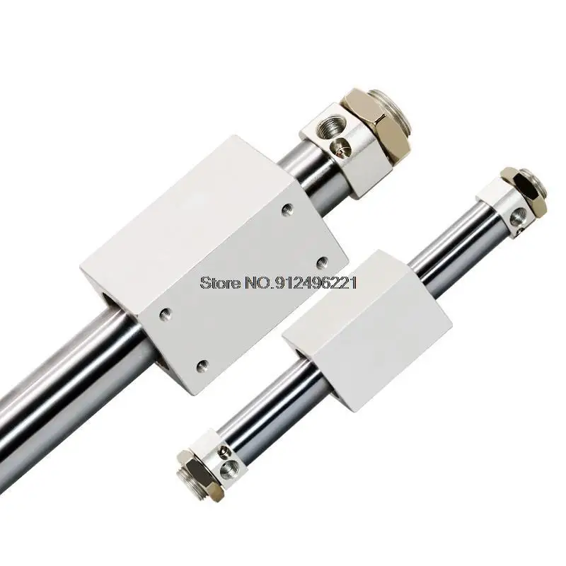 

Пневматическая магнитная пара серии RMS Тип 10 16 20 25 32 40 мм Отверстие подшипника скольжения Бесштоковый воздушный цилиндр Ход 50 100 150 200 мм