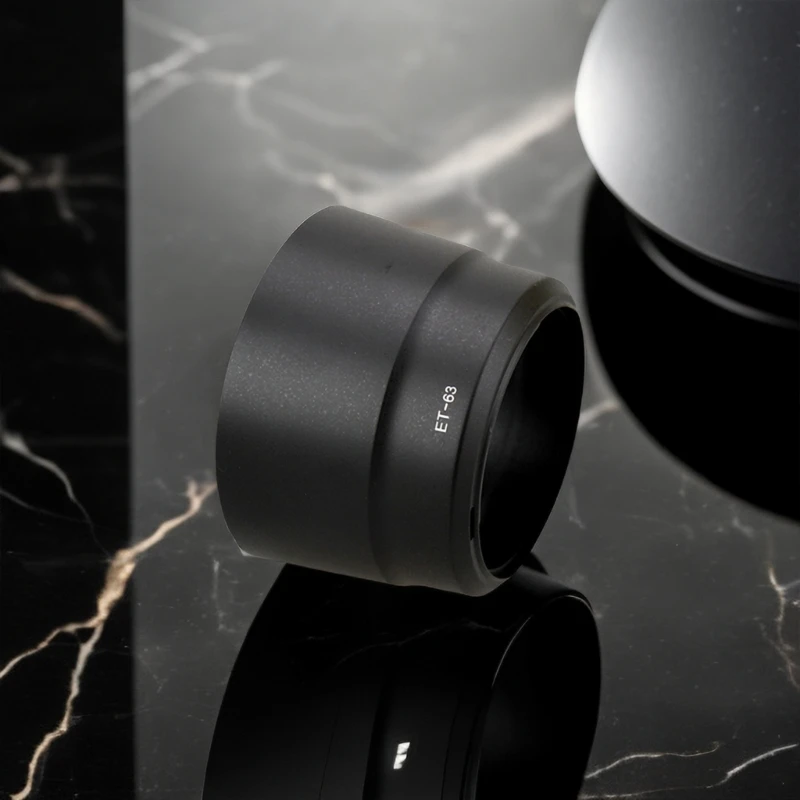 Затемняющая бленда, крышка объектива ET-63, 60 мм, бленда для объектива 750D, 760D, 55-250 мм, защита объектива камеры H7JF