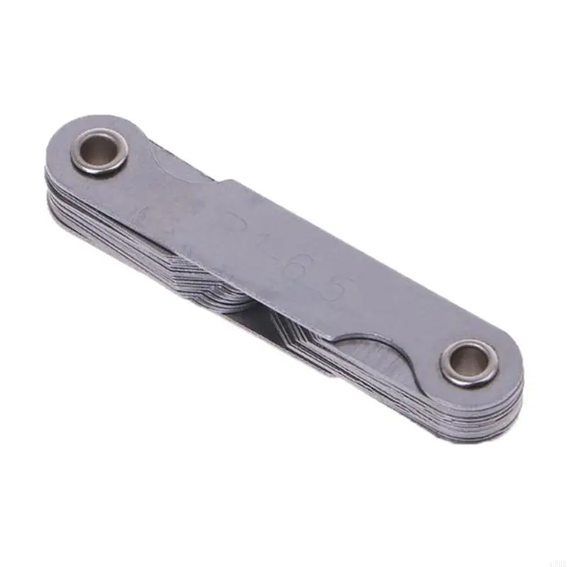 

L9BE Radius Gauge Set Stainless Steel Radius Fillet Gauge Industrial Measuring Tool Gauge Set R1-6.5/R7-14.5/R15-25/R26-80mm