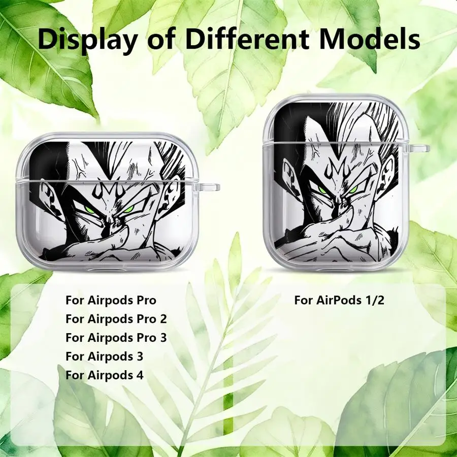 Clear Earphone Cases Cover Case For Airpods Pro3 2 Pro2 1 3 Pro 4 D-ragonS B-allS