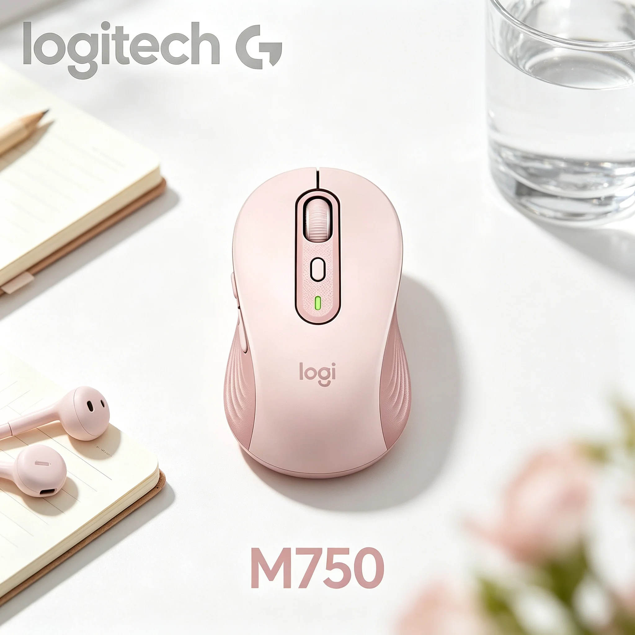 Logitech M750 Long Battery Life Wireless Mice Support Extended CS Game Time And Heavy Contract Office Daily Workload