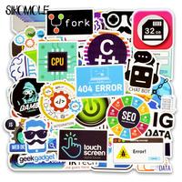 10/30/50pcs Internet Java Sticker Geek Programmer Php Docker Html Bitcoin Cloud C++ Programming Language For Laptop Stickers F5