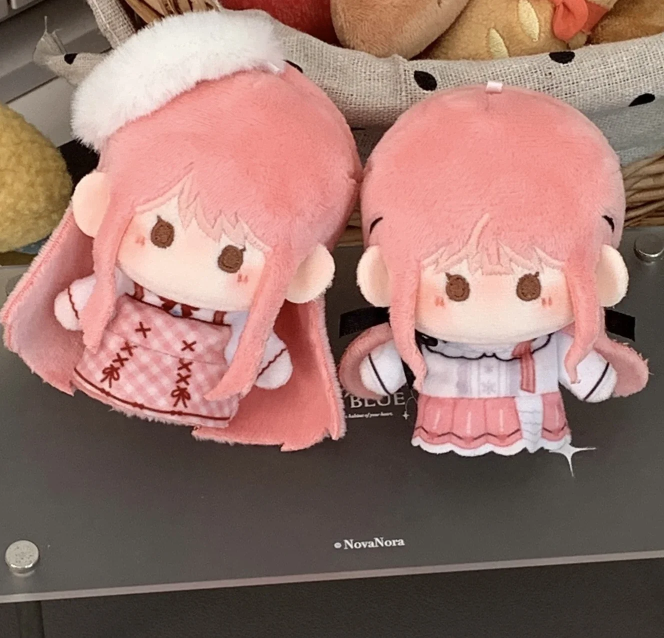 متوفر 8 سنتيمتر إنفينيتي نيكي مطبوعة فنجر دمية لطيف مروحة الأصلي المحيطة دمية لعبة الأجهزة الطرفية القطن دمية المشجعين دمى هدايا