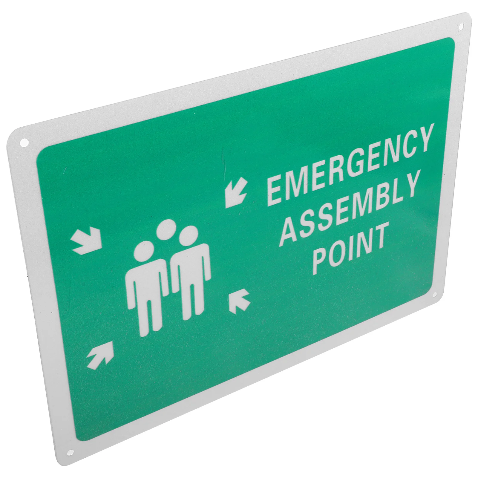 

Emergency Assembly Point Sign Fire Fighting Safety Aluminum Signs Weather Resistant Public Traffic Signs