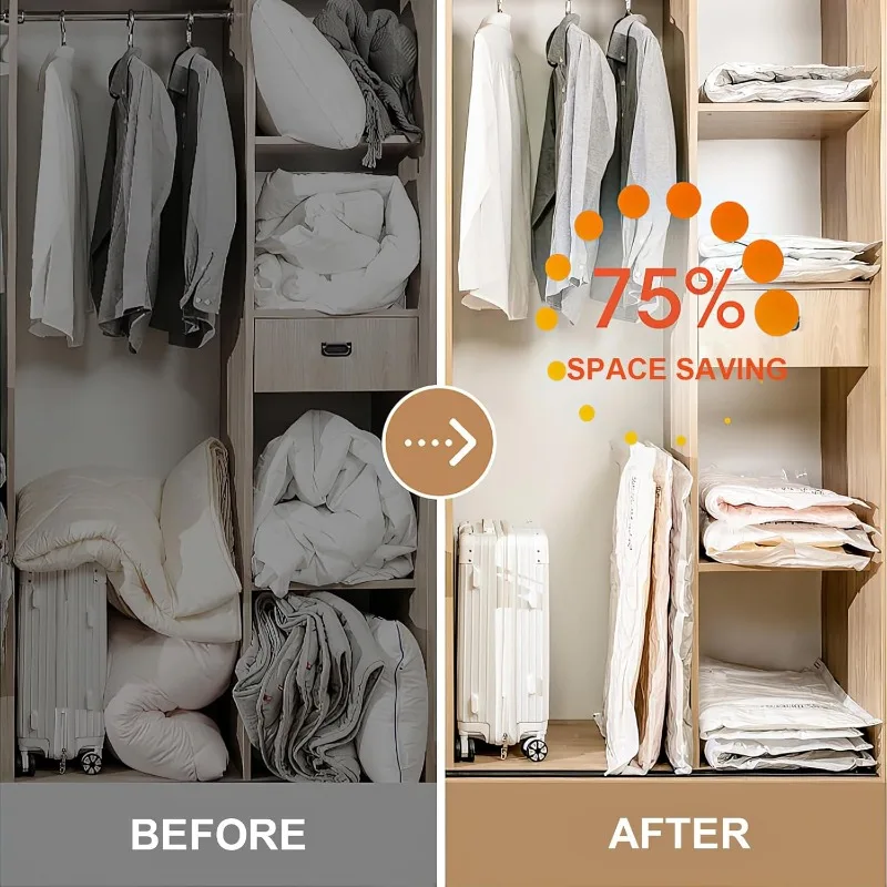 حقيبة مضغوطة مضخة كهربائية عالمية للسفر حقيبة فارغة مضخة شفط حقيبة تخزين الملابس مضخة هواء كهربائية لمنظم المنزل #5