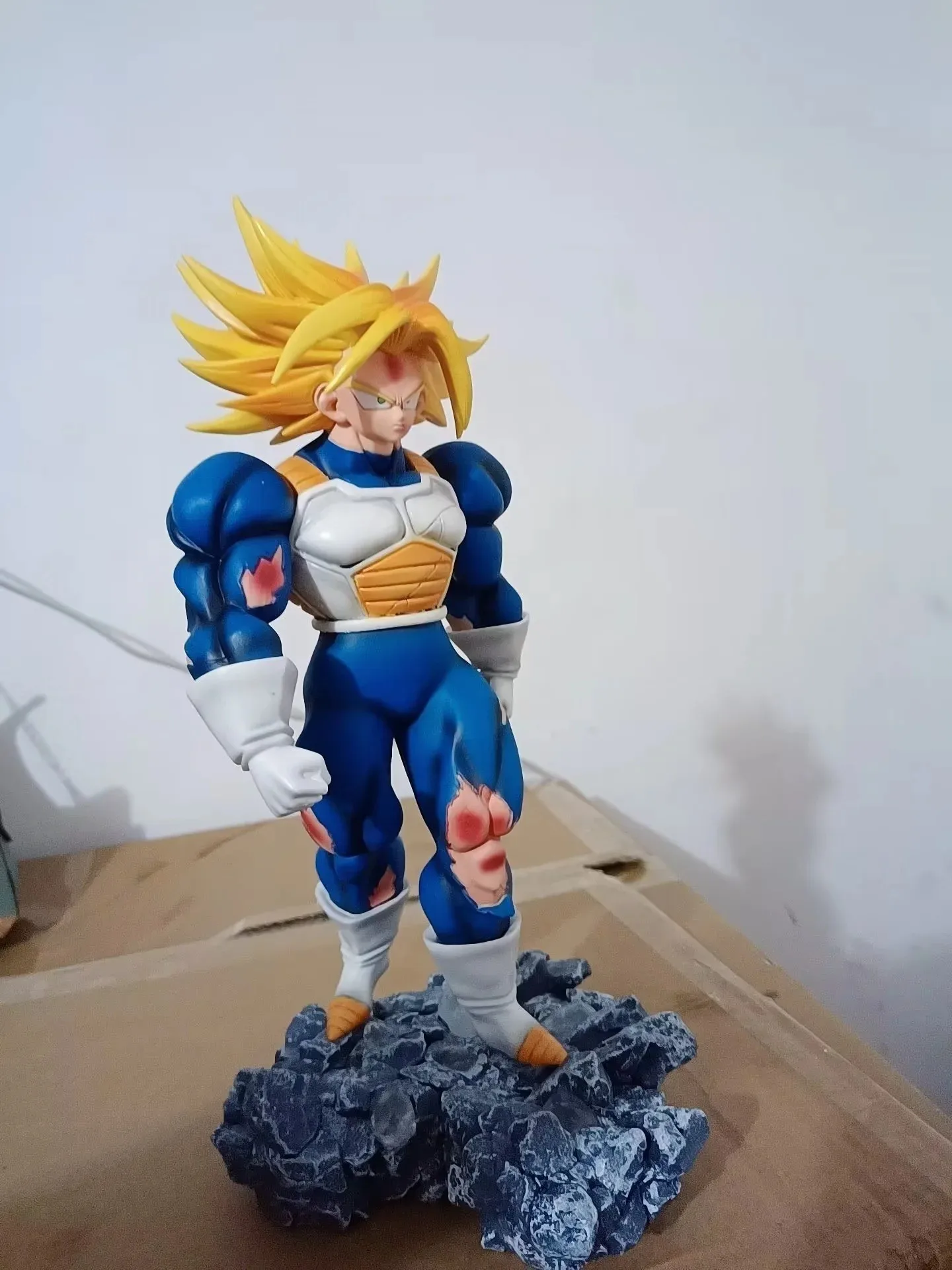 Dragon Ball Gk Cosmic Suit Muscle Trunks War Damage Version Torankusu Anime Collectible Statue Pvc Action Figurine Ornaments Toy