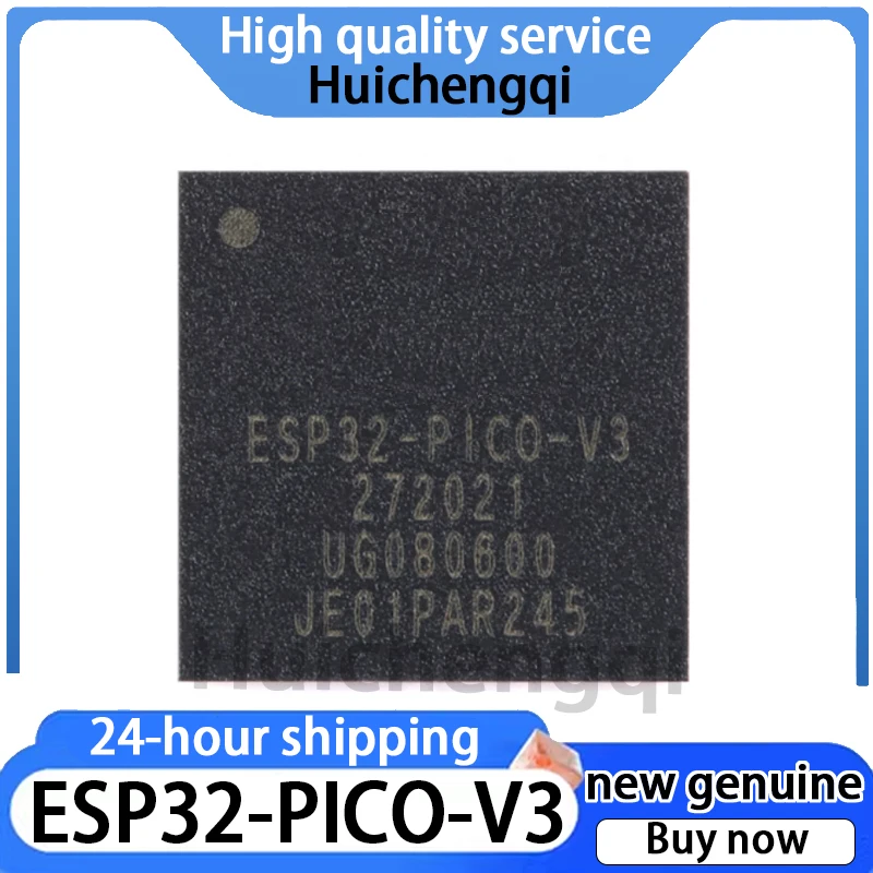 1PCS Original Genuine ESP32-PICO-V3 ESP32-PICO-V3-02 LGA-48 Wi Fi+Bluetooth Dual-mode 4MB Flash 32-bit Dual Core MCU Chip