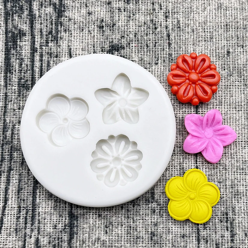 Flower Silicone Mold Sugarcraft Chocolate Cupcake Baking Mold Fondant Cake Decorating Tools