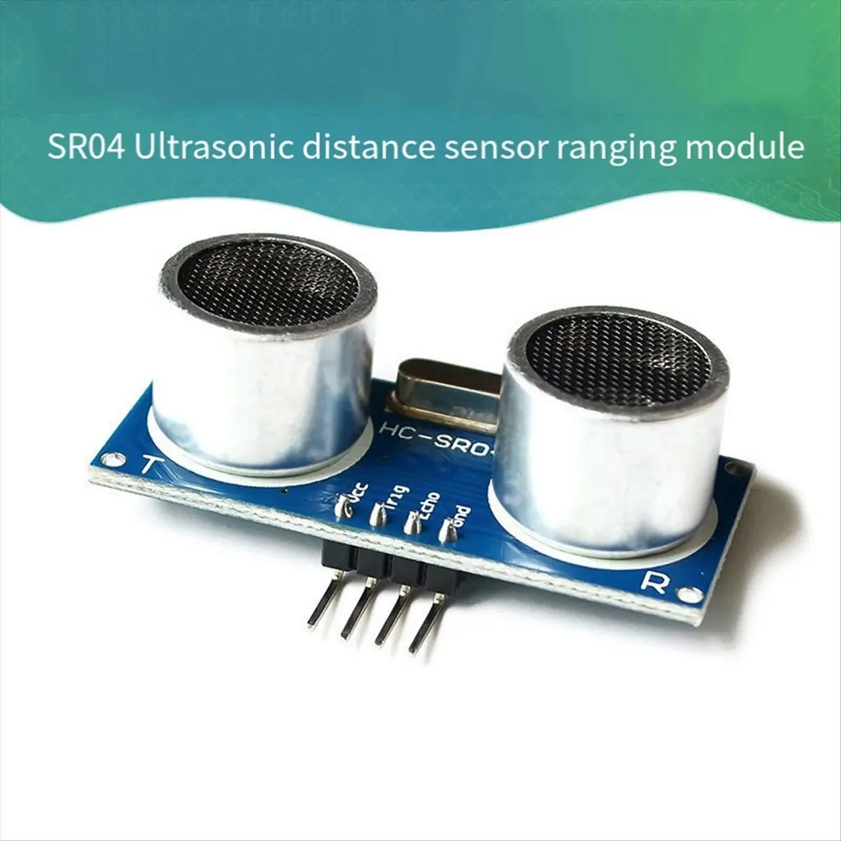 ABGN 1Pcs Ultrasonic Module -SR04 SR04 4Pin Distance Measuring Transducer Sensor