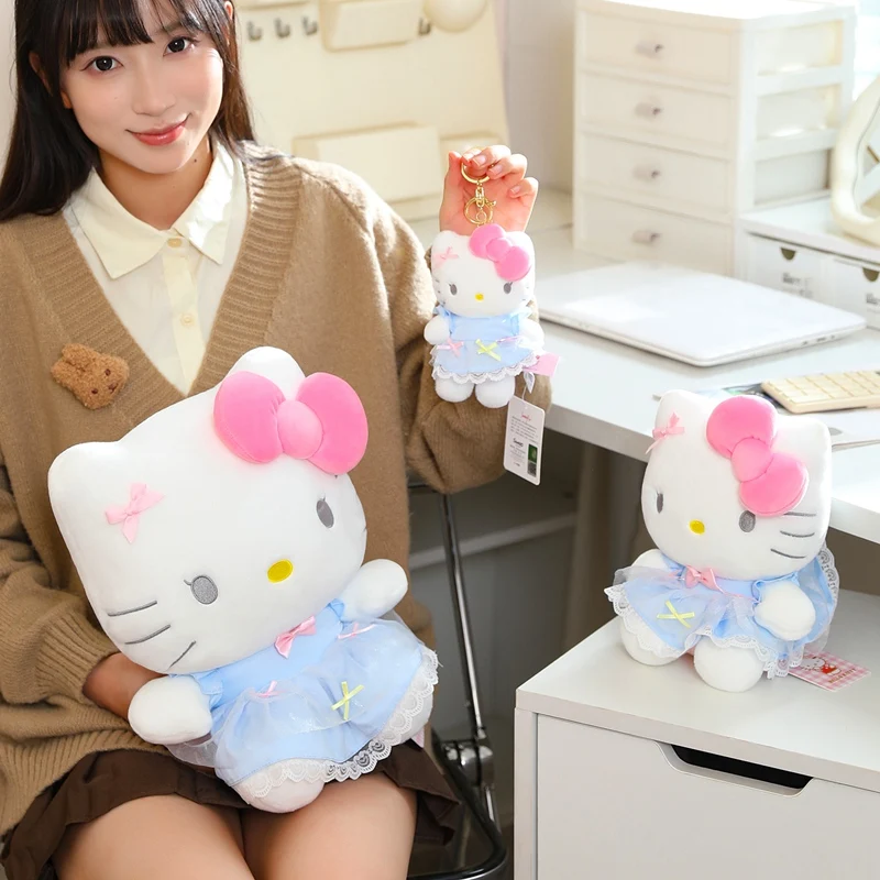 Sanrio Pluche Fantasyland Hello Kitty My Melody Pop Kuromi Pom Pom Purin Speelgoed Kawaii Cinnamoroll Pochacco Zacht Cadeau Voor Kinderen