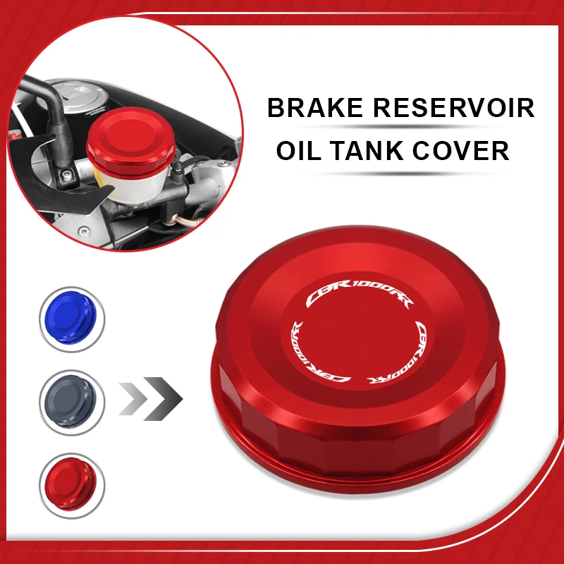 For Honda CBR600RR CBR1000RR CBR1000RR-R CB1000R Motorcycle CNC Front Brake Clutch Fluid Reservoir Oil Cap Protection Cover