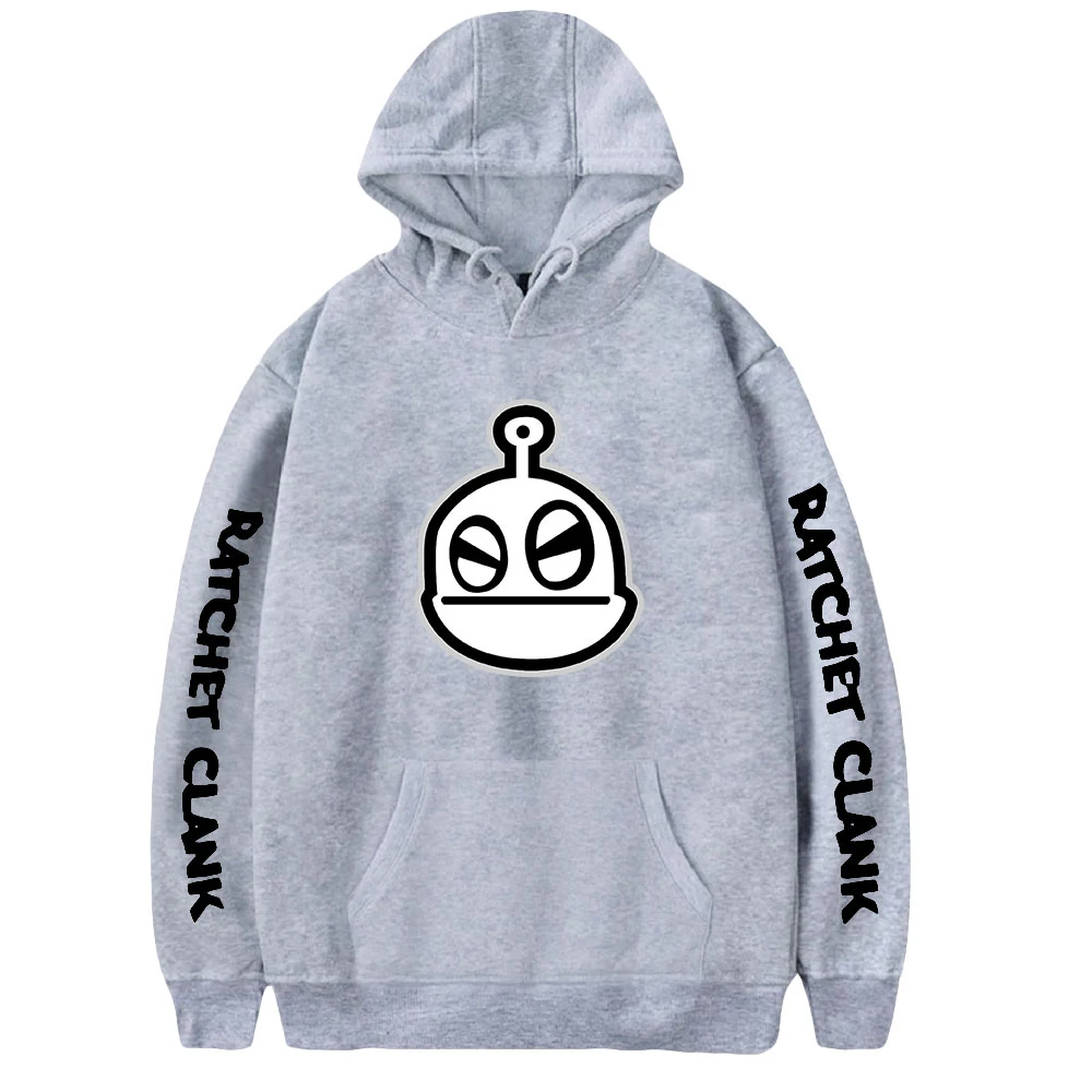

2026 Ratchet and Clank Hoodie Long Sleeve Men Women's Pullover Harajuku Streetwear Pop Game Ratchet Clank: Rift Apart Clothes