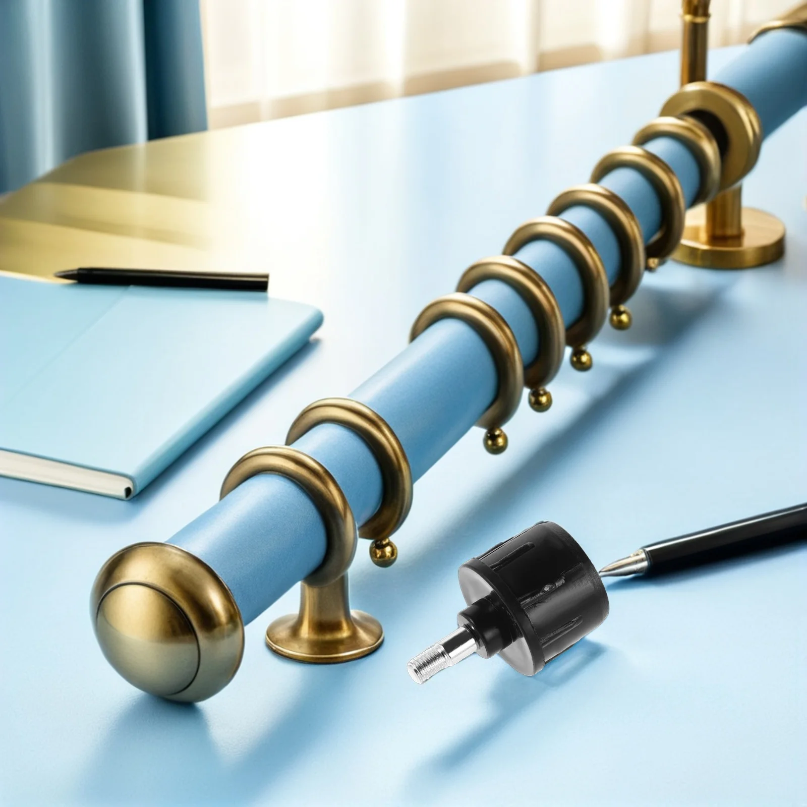 

Modern Roller Blind End Caps Reliable Stability Replacement Accessory for Rolling Curtain Fix Outdoor Indoor Decor Application