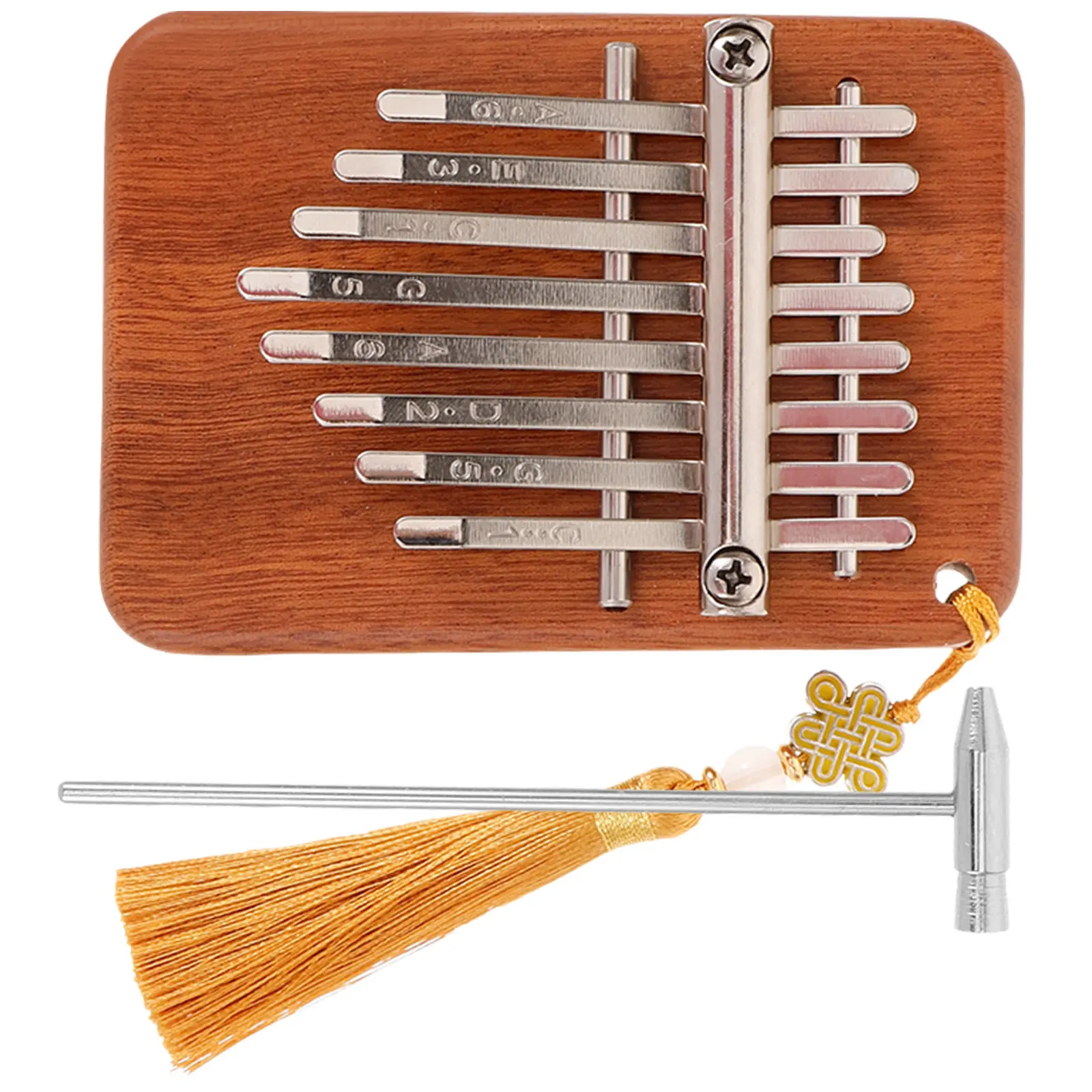 

Деревянная калимба (17 клавиш) – портативный пальчиковый инструмент для начинающих, легкий инструмент для музыкальных занятий, миниатюрная модель