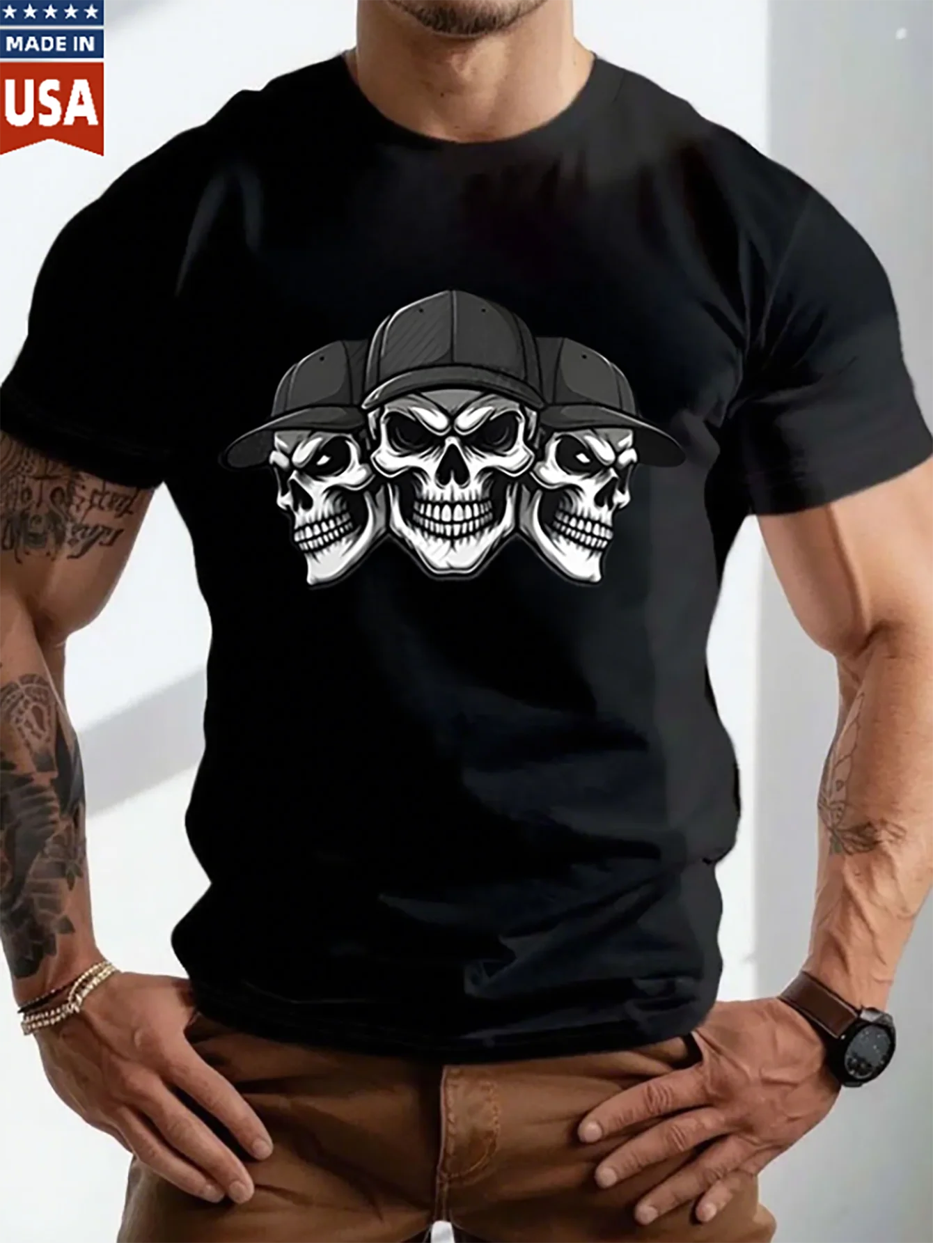 

Men's 100% Cotton Large Size Short-sleeved T-shirt, Tshirt for Boys and Girl, Tshirts Oversized, Christmas Plus Size T Shirts