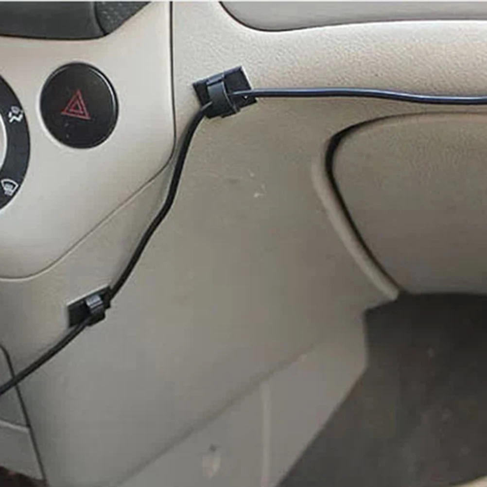 

50pcs Adhesive Clips Dual-Sided Wire Holder For Car Office Home Durable Cable Management Cable Holder Wire Clips Easy Install