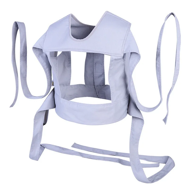 1Pc Reinforced Restraint Clothing For Restless Dementia Patients Elderly Reverse Wearing Bed Restraint Clothing Nursing Care