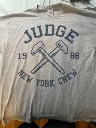 Judge New York Crew Bnb Bowl 2013 Reunion Shirt Xl Gorilla Biscuits Madball Nyhc