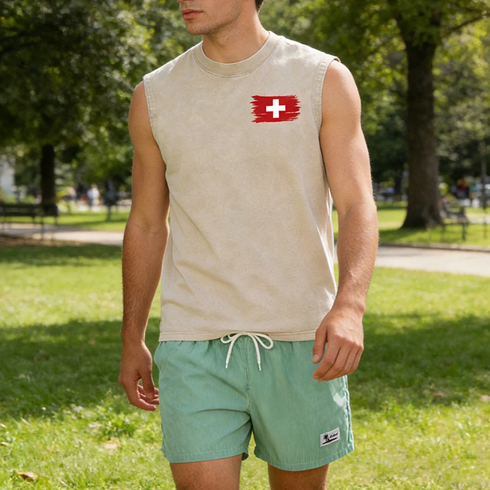 Casual Summer Men's 2 Piece Ou - Tee Graphic Print recension och pris