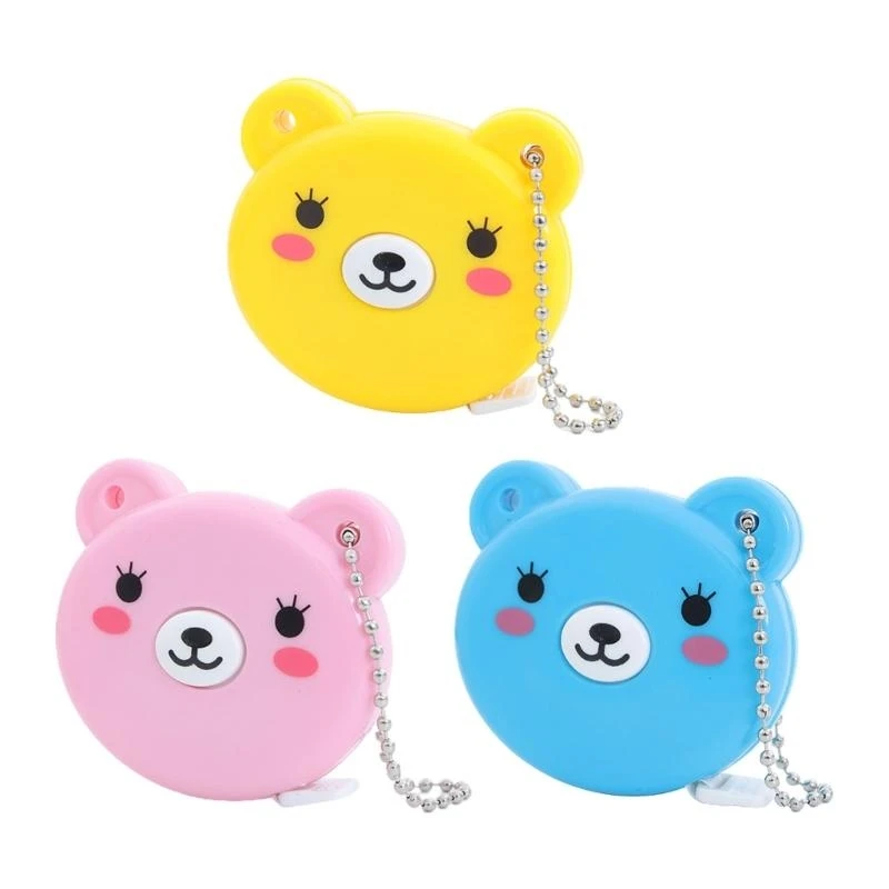 367D 1.5m Body Measuring Ruler Sewing Tailor Tape Measure Retractable Ruler Soft Tape