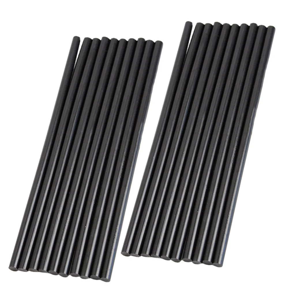 

100Pcs Black Hot Glue Sticks Adhesive DIY Craft Materials Hot Melt Glue Rods for Home and Office Crafting Kit Crafting Tool