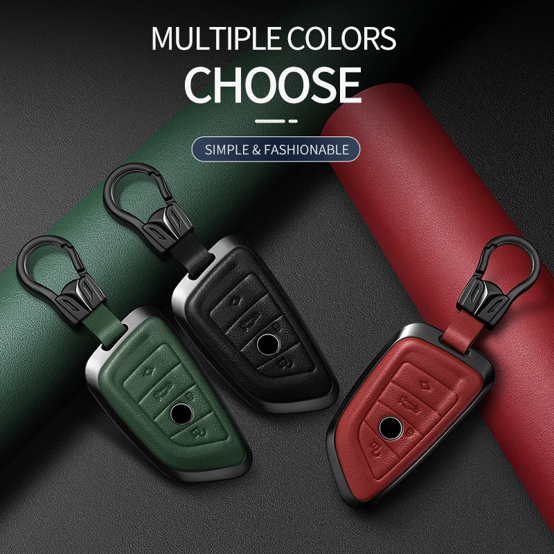 

alloy Car Key Case Key Chain For BMW 1 2 3 4 5 6 7 Series X1 X3 X4 X5 X6 X7 F10 F20 F30 G20 G30 G01 F15 F16 G02 G05 F34