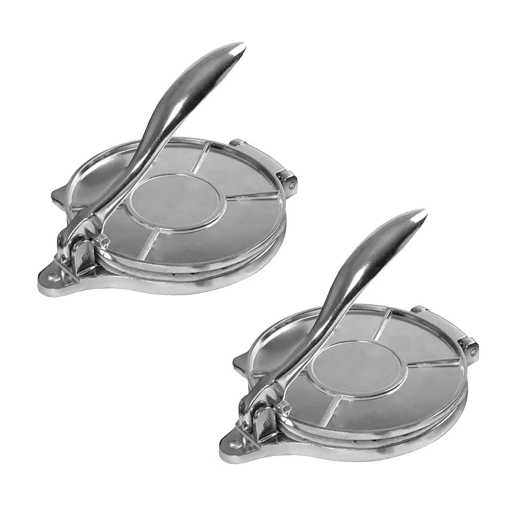 A36T-2Pcs 8 Inch Aluminum Tortilla Press. Tortilla Maker, Flour Tortilla Press, Rotis Press, Dough Press